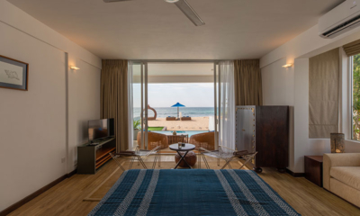 The Beach House Beach Suite Bedroom with Sea View | Mirissa, Sri Lanka