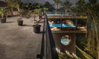 Bond Bali Gardens and Pool at Night | Ubud, Bali