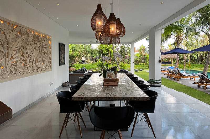 Villa Bogor Open Plan Dining Area | Canggu, Bali