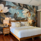 Villa Bogor Bedroom with Wall Art | Canggu, Bali