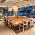 The V House Dining Area at Night | Canggu, Bali