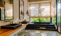 The V House His and Hers Bathroom with Bathtub | Canggu, Bali