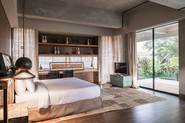 The V House Spacious Bedroom with TV | Canggu, Bali