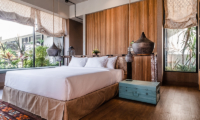 The V House Bedroom with Lamps | Canggu, Bali