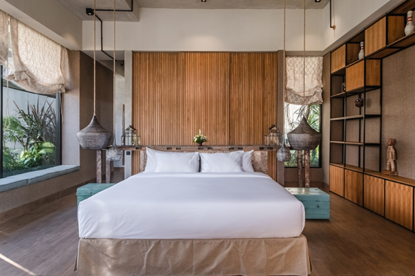 The V House Bedroom with Seating Area | Canggu, Bali