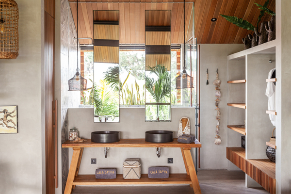 Cala Saona Bathroom View | Canggu, Bali Cala Saona Bathroom View | Canggu, Bali
