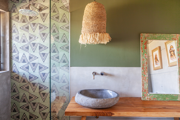 Cala Saona Bathroom with Mirror | Canggu, Bali Cala Saona Bathroom with Mirror | Canggu, Bali