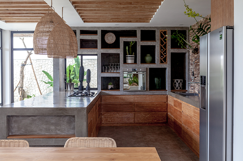 Villa Nonnavana Kitchen View | Canggu, Bali