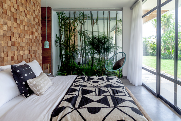 Villa Nonnavana Bedroom with Garden View | Canggu, Bali