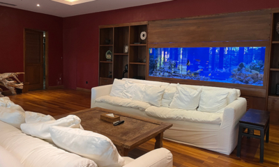 Villa Kapungkur Lounge Room with Wooden Floor | Canggu, Bali