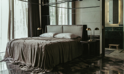 The Turiya Spacious Bedroom with Lamps | Canggu, Bali