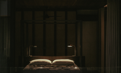 The Turiya Bedroom with Lamps at Night | Canggu, Bali