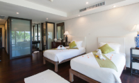 Villa Katamalee Twin Bedroom with Table Lamps | Kata Noi, Phuket
