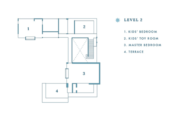 Bali Umbala The House Floorplan Level 2
