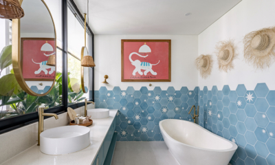 Umbala The House His and Hers Bathroom with Bathtub | Umalas, Bali