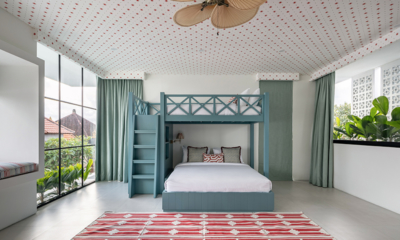 Umbala The House Bedroom with Bunk Beds and View | Umalas, Bali