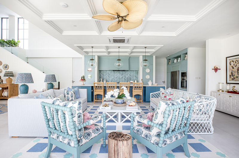 Umbala The House Living Area with Fresh Flowers | Umalas, Bali