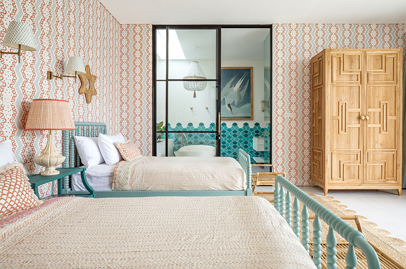 Umbala The House Bedroom with Twin Beds | Umalas, Bali