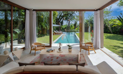 Villa Damai Living Area with Pool View | Umalas, Bali
