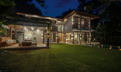 Villa Damai Exterior at Night | Umalas, Bali