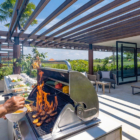 Villa Babadan Open Plan Seating Area with Barbeque | Canggu, Bali