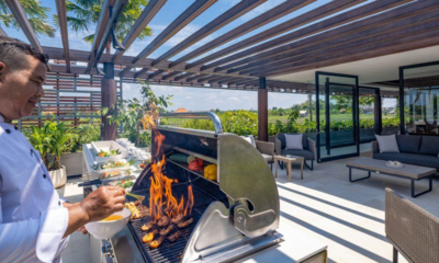 Villa Babadan Open Plan Seating Area with Barbeque | Canggu, Bali