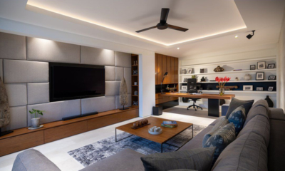 Villa Babadan Lounge Area with TV | Canggu, Bali