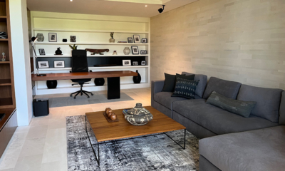 Villa Babadan Lounge Area with Study Table | Canggu, Bali