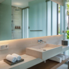 Villa Babadan His and Hers Bathroom with Mirror | Canggu, Bali