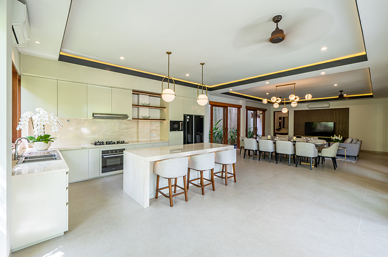 Villa Reillo Indoor Kitchen and Dining Area | Canggu, Bali