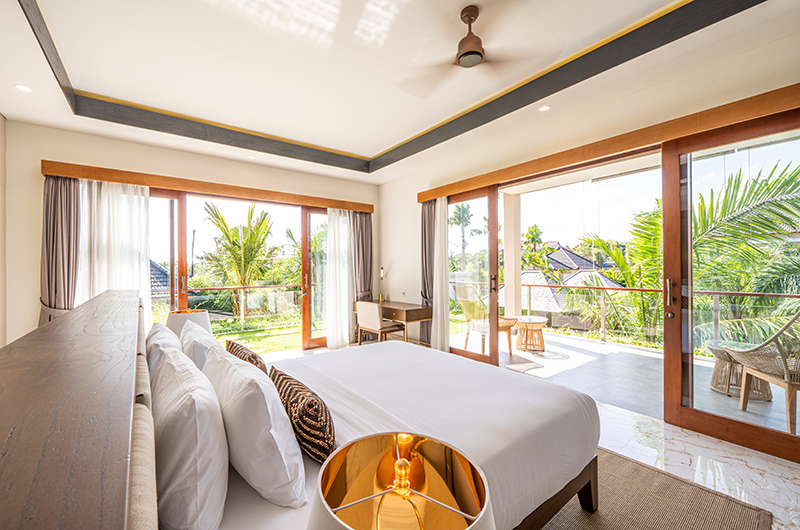 Villa Reillo Bedroom and Balcony with View | Canggu, Bali