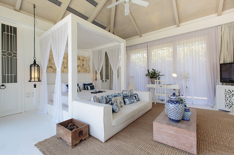 Mia Beach Bedroom with Sofa and TV | Chaweng, Koh Samui