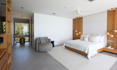 Villa Amylia Bedroom with Hanging Lamps | Chaweng, Koh Samui