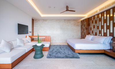 Maya Anda Villa Bedroom with Sofa and TV | Surin, Phuket