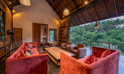 Bedulu Cliffside Indoor Living Area | Ubud, Bali