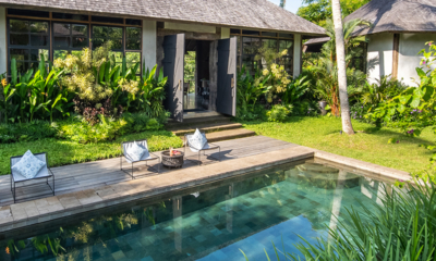 Bedulu Cliffside Pool Side Seating Area | Ubud, Bali