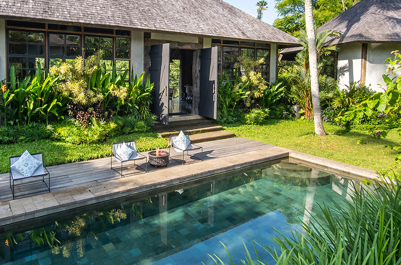 Bedulu Cliffside Pool Side Seating Area | Ubud, Bali