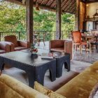 Bedulu Cliffside Indoor Living and Dining Area | Ubud, Bali
