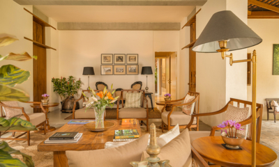 Ishq Colombo Living Area with Lamps | Chaweng, Koh Samui