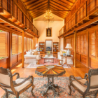Ishq Colombo Indoor Living Area with Wooden Floor | Chaweng, Koh Samui
