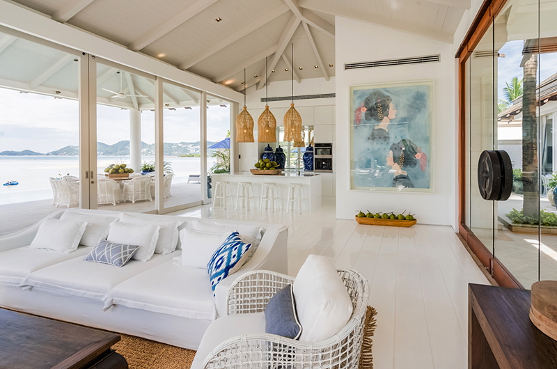 Mia Ocean Living Area with Sea View | Chaweng, Koh Samui