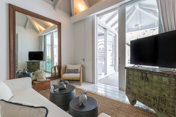 Mia Palm Bedroom with Sofa and TV | Chaweng, Koh Samui
