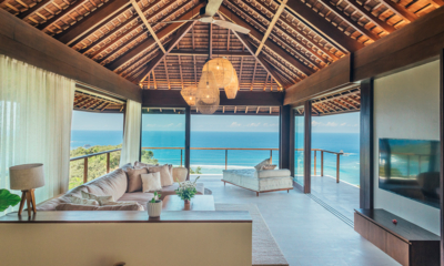 Villa Jati Living Area with TV | Selong Belanak, Lombok