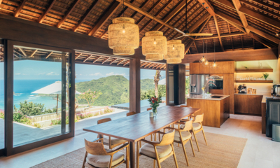 Villa Jati Indoor Kitchen and Dining Area | Selong Belanak, Lombok