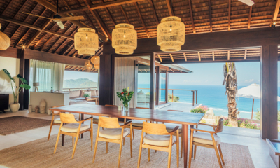 Villa Jati Indoor Dining with Sea View | Selong Belanak, Lombok