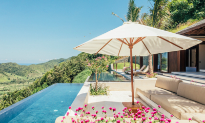 Villa Jati Pool Side Seating Area | Selong Belanak, Lombok