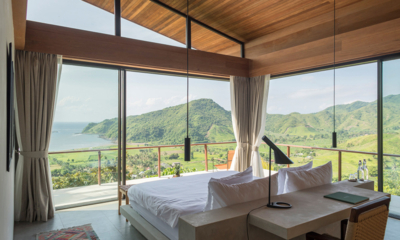 Villa Kami Bedroom and Balcony with View | Selong Belanak, Lombok