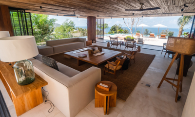 Villa Solah Indoor Living Area with Sea View | Selong Belanak, Lombok