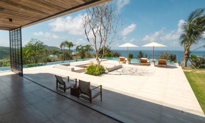 Villa Solah Open Plan Seating Area with Sea View | Selong Belanak, Lombok