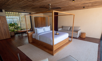Villa Solah Bedroom with Four Poster Bed | Selong Belanak, Lombok